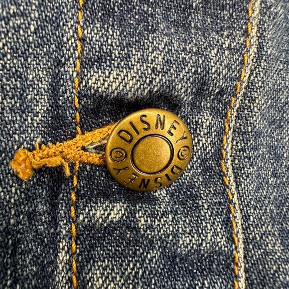 Disney Pixar Cars Lightning McQueen Denim Jacket Small - Picture 5 of 12